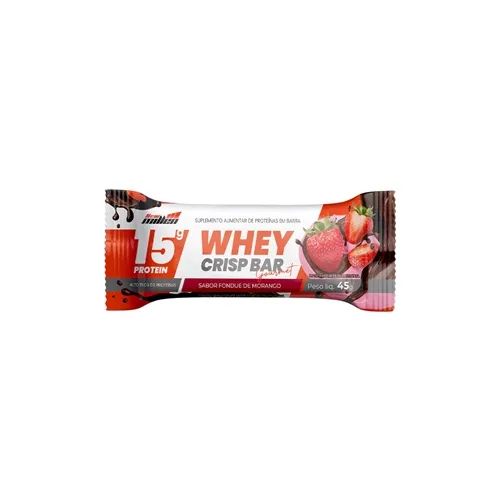 BARRA DE PROTEIN WHEY CRISP BAR GOURMET 45G - NEW MILLEN