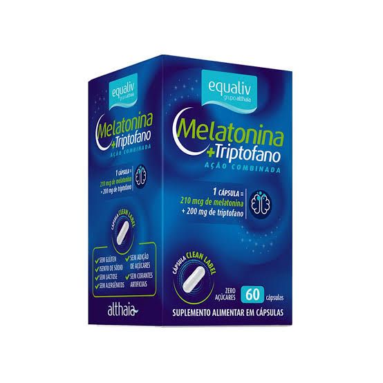 MELATONINA + TRIPTOFANO 60 CÁPSULAS - EQUALIV